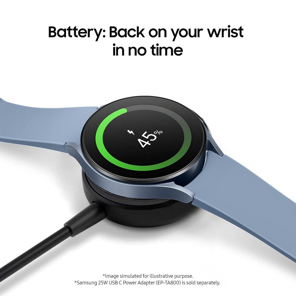 Galaxy Watch5 Bluetooth (44 mm, Silver, Compatible with Android only)