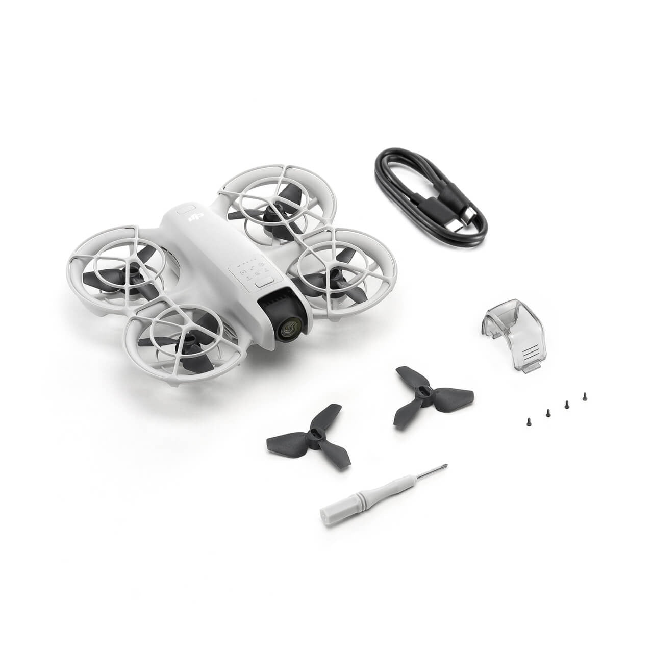 DGI Neo, Mini Drone with 4K UHD Camera for Adults, 135g Self Flying Drone that Follows You, Palm Takeoff, AI Subject Tracking, QuickShots, Stabilized Video, Built-In Propeller Guard (Controller-Free)